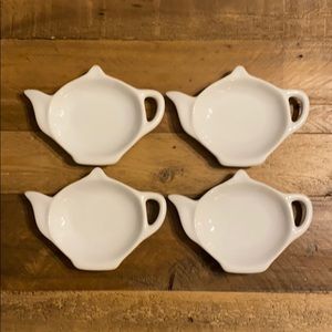 Pottery Barn Tea bag saucers